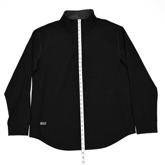 BYLT Elite Fairway Pullover Jacket Stretch Performance XL Mens Black Golf - Picture 3 of 10